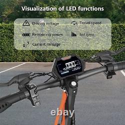 Electric Scooter Adults 28Mph 48V13Ah 700W Motor Off-Road with Seat Folding