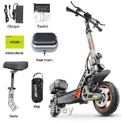 Electric Scooter Adults 28Mph 48V13Ah 700W Motor Off-Road with Seat Folding