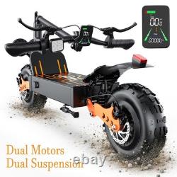Electric Scooter Adults 3000W Motor 35MPH E Scooters Dual Suspensions