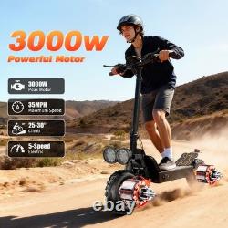 Electric Scooter Adults 3000W Motor 35MPH E Scooters Dual Suspensions