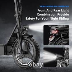 Electric Scooter Adults 30 MPH 43 Miles Range 14'' 1500W E-Scooter with Seat US