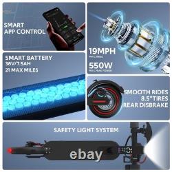 Electric Scooter Adults, 36V 7.5Ah Battery, 350W Motor, Up to 21 Miles & 19 MPH