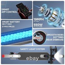 Electric Scooter Adults, 36V 7.5Ah Battery, 350W Motor, Up to 21 Miles & 19 MPH