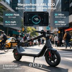 Electric Scooter Adults 400W 38Miles Range 15MPH Fast Speed Folding E-Scooter