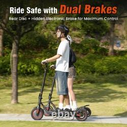 Electric Scooter Adults 500W Folding E-Scooter Long Range 22MPH 10'' Soft Tires