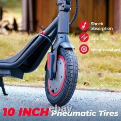 Electric Scooter Adults 500W Folding E-Scooter Long Range 22MPH 10'' Soft Tires