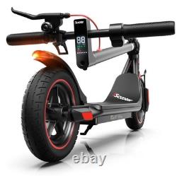 Electric Scooter Adults 500W Folding E-Scooter Long Range 22MPH 10'' Soft Tires