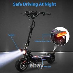 Electric Scooter Adults 50MPH & 50 Miles Range, 5600W Dual Motors, 60V27Ah black