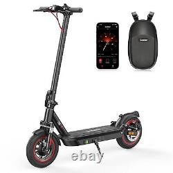 Electric Scooter Adults 650W 25MPH Speed 45KM Range 10''Tire Foldable E-Scooter