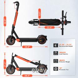 Electric Scooter Adults, 800W Peak Power & 21 MPH Portable 10 Pneumatic Tires