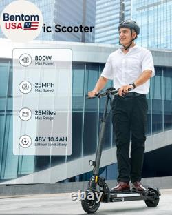 Electric Scooter Adults, 800-1000W Motor & 31MPH Peak Portable E-Scooter, up to