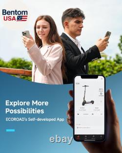 Electric Scooter Adults, 800-1000W Motor & 31MPH Peak Portable E-Scooter, up to