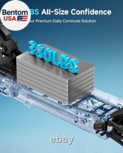 Electric Scooter Adults, 800-1000W Motor & 31MPH Peak Portable E-Scooter, up to