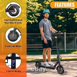 Electric Scooter Adults, Foldable 8.5 Tires E Scooter for Adults, 19 Mph, 350W