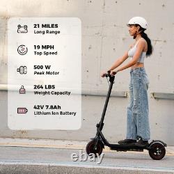 Electric Scooter Adults Folding Commuting E Scooter 350W 21Miles Long Range +APP