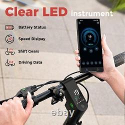 Electric Scooter Adults Folding Commuting E Scooter 350W 21Miles Long Range +APP