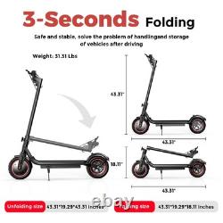 Electric Scooter Adults Folding Commuting E Scooter 350W 21Miles Long Range +APP