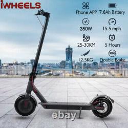 Electric Scooter Adults Long Range 25 Mile Foldable Escooter Safe Urban Commuter