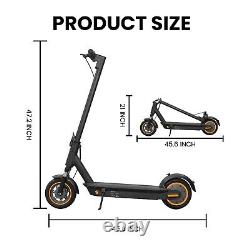 Electric Scooter Adults Peak 500W Motor, 10 Ihch Solid Tires, 22MPH Top Speed