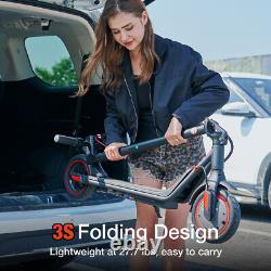 Electric Scooter Adults Teens 19mph Foldable Urban Commuting 8.5 Pneumatic Tire