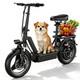 Electric Scooter Adults withSeat 1000W 45 Miles Range 25MPH 14 Foldable E-Scooter