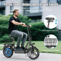 Electric Scooter Adults withSeat 1000W 45 Miles Range 25MPH 14 Foldable E-Scooter