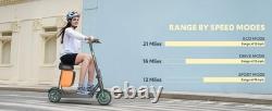 Electric Scooter Adults with Seat, Folding E-Scooter up to 21 Miles & 19 MPH