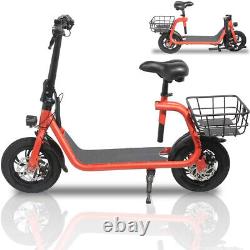 Electric Scooter Adults with Seat Portable Scooters for Adults 15.5MPH 450W Motor