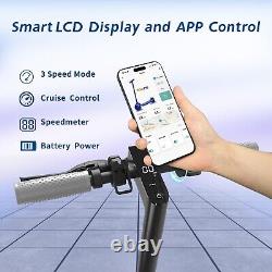 Electric Scooter CDDBIKK V8 Blue 350W Long Range 30KM Foldable E Scooter 19MPH