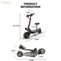 Electric Scooter Dual Motor Adult 11inch Off Road Tires Fast Speed 60v 5600w