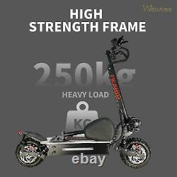Electric Scooter Dual Motor Adult 11inch Off Road Tires Fast Speed 60v 5600w
