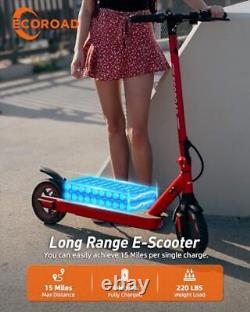 Electric Scooter EC6, 350W Motor & 19 MPH Adults Commuting Scooters, 12-15 Mi