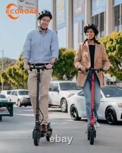 Electric Scooter EC8, 10 Solid Tires Electric Scooter Adults with Dual Shock