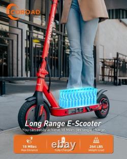 Electric Scooter EC8, 10 Solid Tires Electric Scooter Adults with Dual Shock