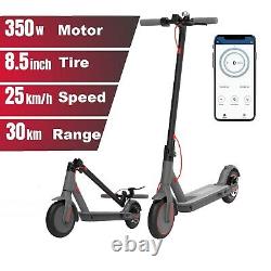 Electric Scooter Foldable Adults Gray Electronic Brake19mph 350w Kick Scooter