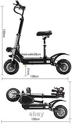 Electric Scooter Folding Dual Engine 60V 6000W Off-road Scooter With Seat US NEW