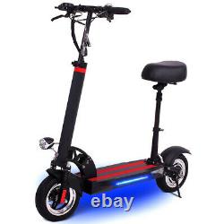 Electric Scooter Folding Portable Rechargeable 8AH Battery with Paddle and LEDs