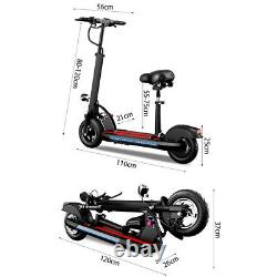 Electric Scooter Folding Portable Rechargeable 8AH Battery with Paddle and LEDs