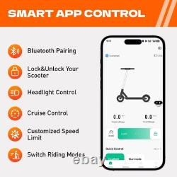 Electric Scooter For Adults, 18 Mile Range 19Mph by 350W Motor 8.5 Solid Tires