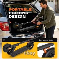 Electric Scooter For Adults, 18 Mile Range 19Mph by 350W Motor 8.5 Solid Tires