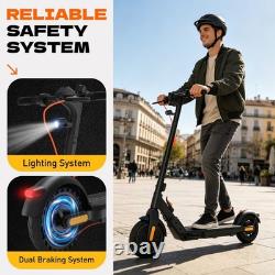 Electric Scooter For Adults, 18 Mile Range 19Mph by 350W Motor 8.5 Solid Tires