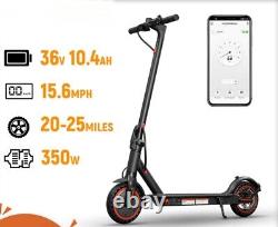 Electric Scooter For Adults 350W 36V 10.4Ah Black