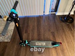 Electric Scooter Lightweight Foldable -250W Motor -Long Range Battery, Black