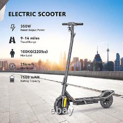 Electric Scooter Long Range Adult Teen Folding Escooter Kick Safe Urban Commuter