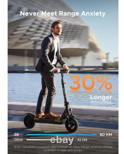 Electric Scooter Long Range Folding Adult Kick E-scooter Safe 700W (peak) 48V