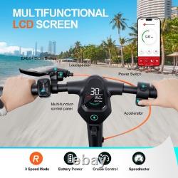 Electric Scooter Max Speed 19Mph 360Wh Battery Adults&Teens Fingerprint Unlock
