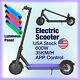 Electric Scooter Portable 600W 22 Mi/H Adult Foldable E Bike RGB Glowing Deck US