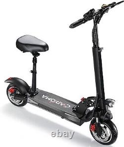 Electric Scooter Seated 500W Folding Adults Commute E-Scooter 19MPH 48V 10AH