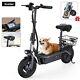 Electric Scooter With Seat 1000W 28MPH Adjustable E-Scooter 37 Miles Long Range
