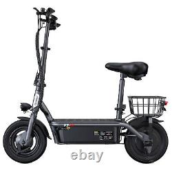 Electric Scooter With Seat 1000W 28MPH Adjustable E-Scooter 37 Miles Long Range